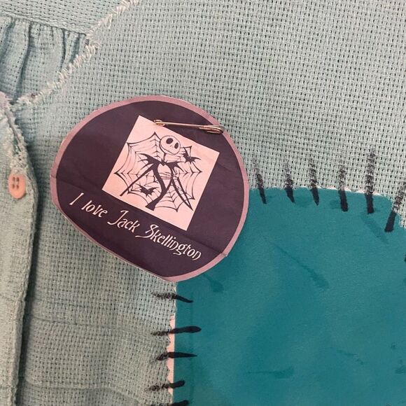 VTG Disney The Nightmare Before Christmas Cosplay Sally Dress Size Large LL bean - Picture 15 of 16